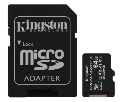 Karta pamięci KINGSTON MicroSDXC 64GB 100MB/s SDCS2/64GB